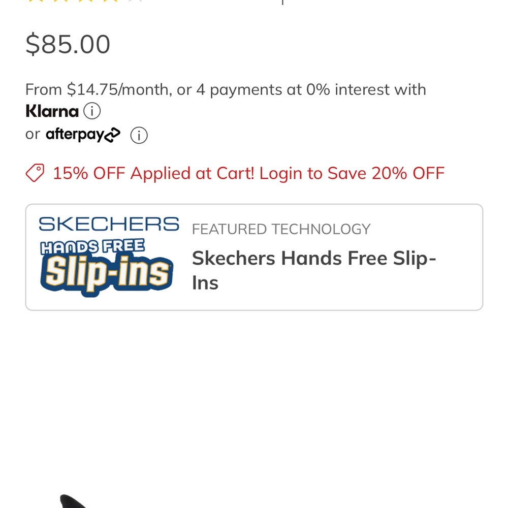 Skechers Slip-Ins in Black and Gray